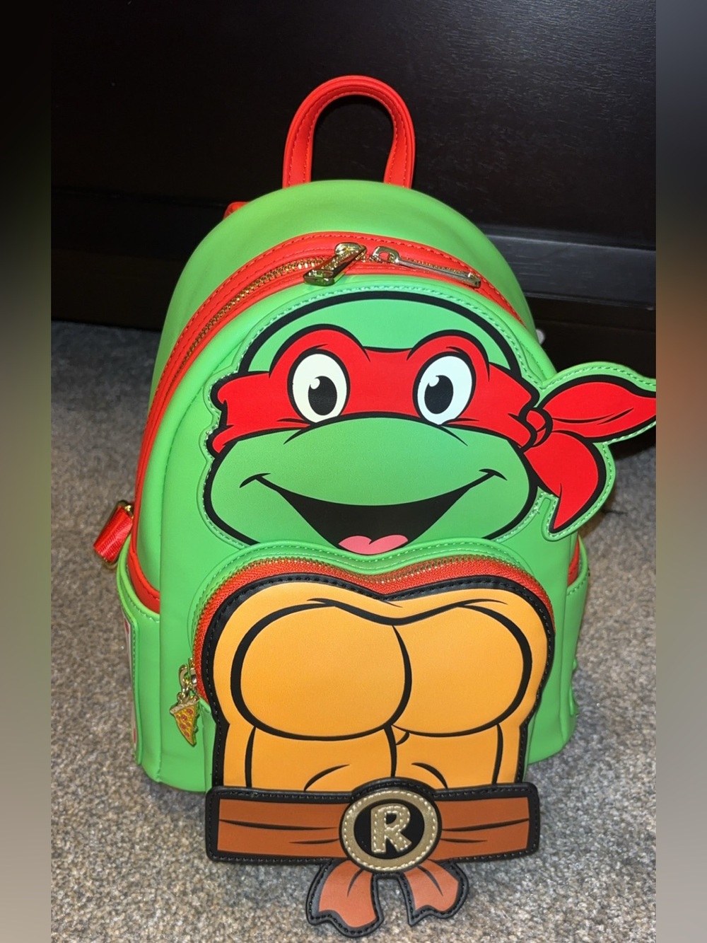 Loungefly Teenage Mutant Ninja Turtles Raphael Mini Backpack
